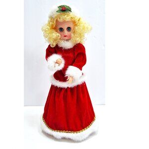 Singing Illuminated Christmas Doll